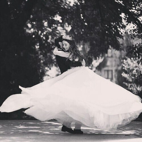 happy, girl, b w and love