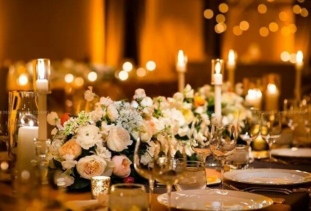 light, flowers and party