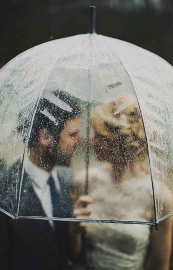 umbrella and rain