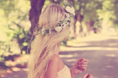 beautiful, flower and girl