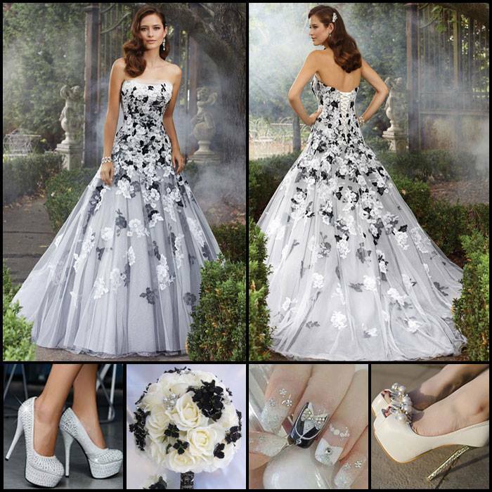 strapless wedding dress, a-line wedding dress and wedding dress