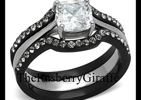 black engagement rings, unique wedding rings and rings