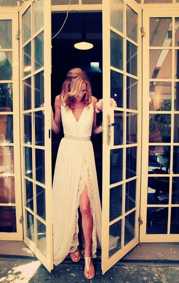 sun, Dream, white and wessing dress
