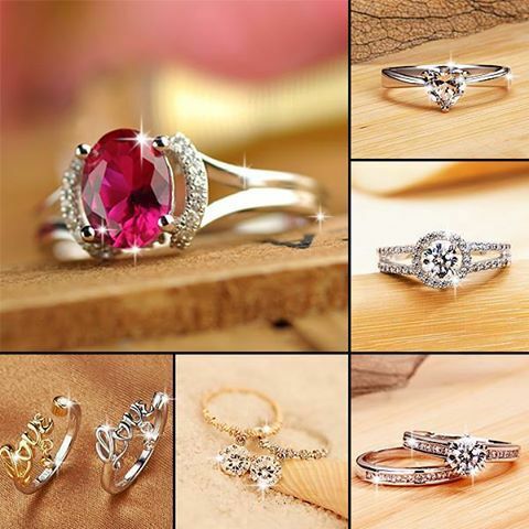 wedding rings, fashion style rings, colorful rings and dressvreviews