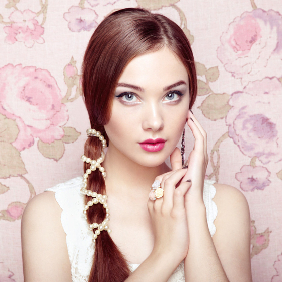 fashion, brunette, bride and elegant