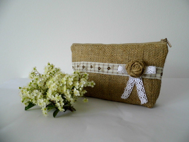weddingclutch, shabby chic, natural and rusticclutch