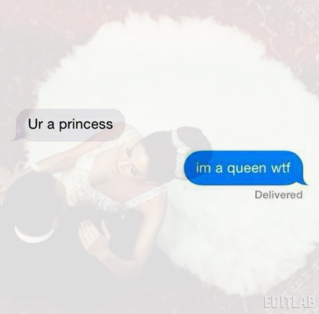 Queen, cute, white and sassy