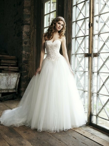 a-line wedding dress, cheap wedding dress and simple wedding dress