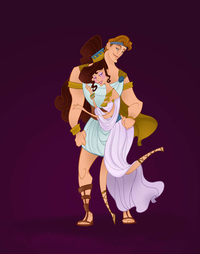 disney, hercules, megara and god