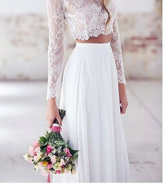 pretty, dress, flowers and birde