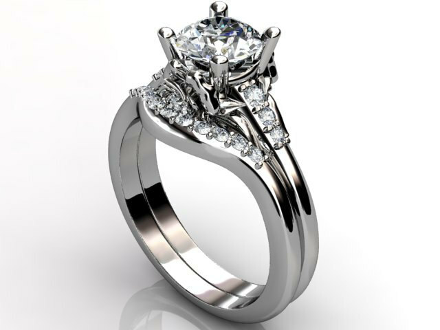 flower, floral design, floral diamond ring and anniversary ring