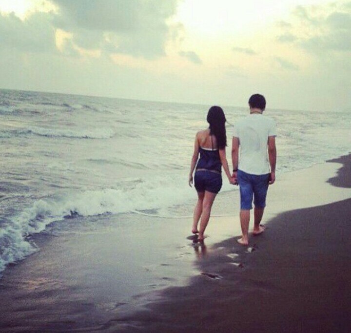 beach, ask, summer and couple