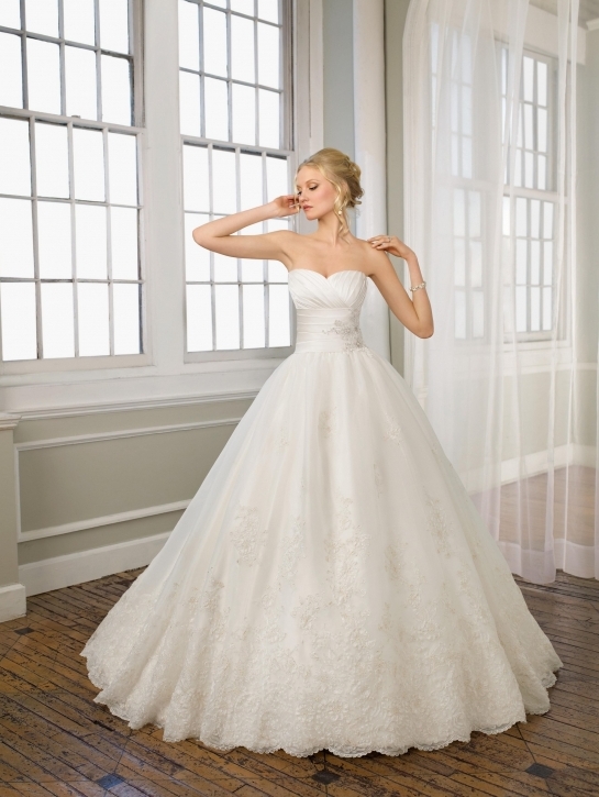 white, ball gown, long and elegant