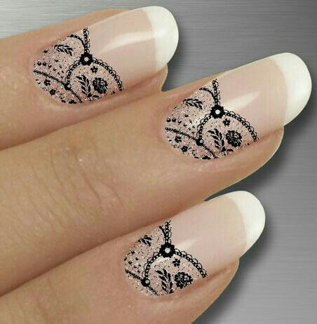 nail polish, wedding design and black art