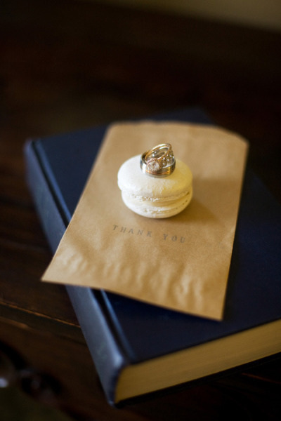 I Love You, macaroon and rings