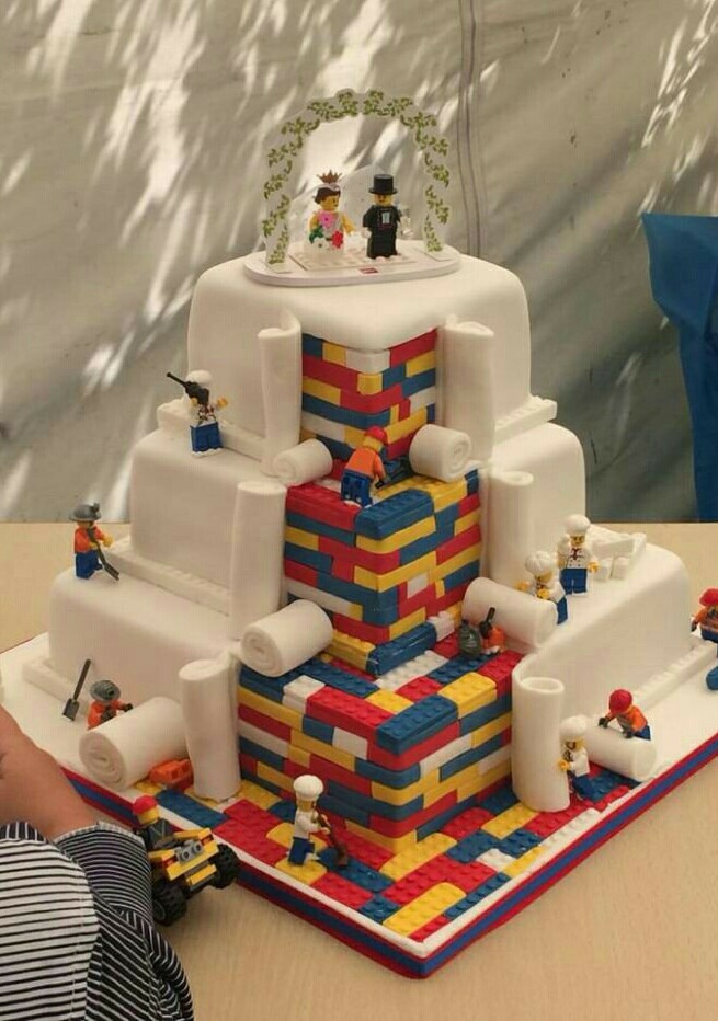 lego and cake