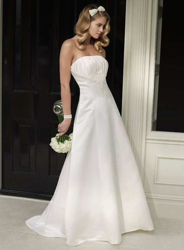 strapless wedding dress, dresses, weddings and wedding dresses