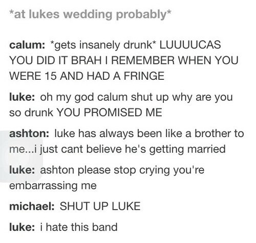 ashton, 5sos, calum and LUke