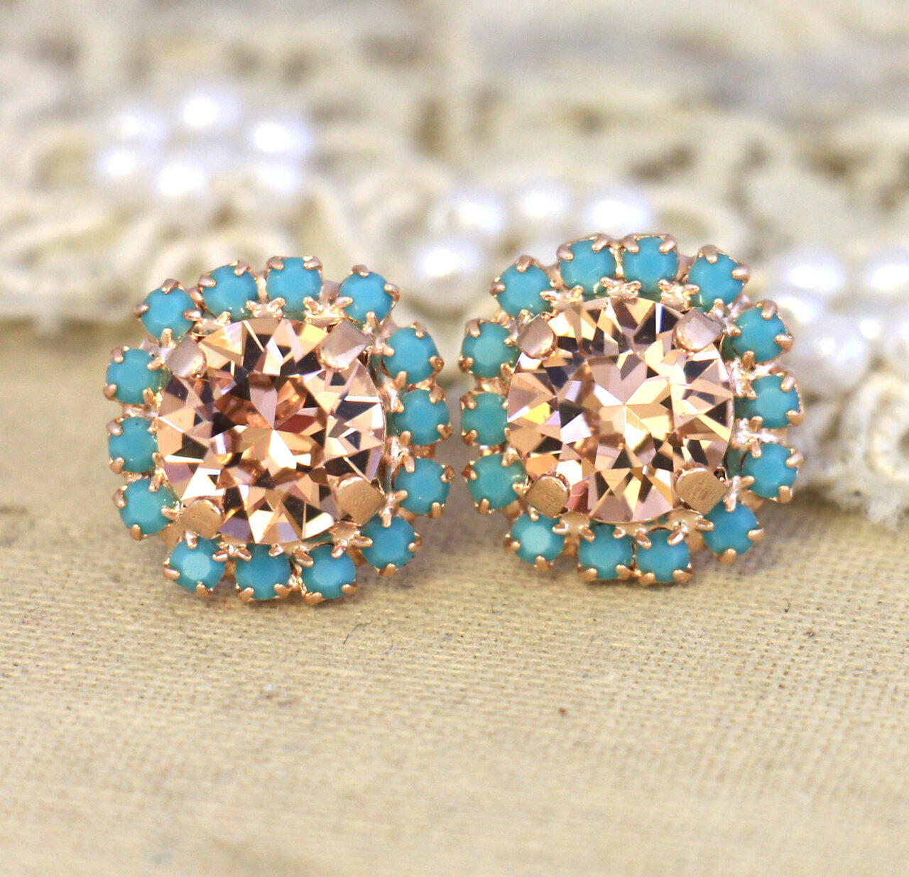 gift, pink, fuchsia and pink. earrings set