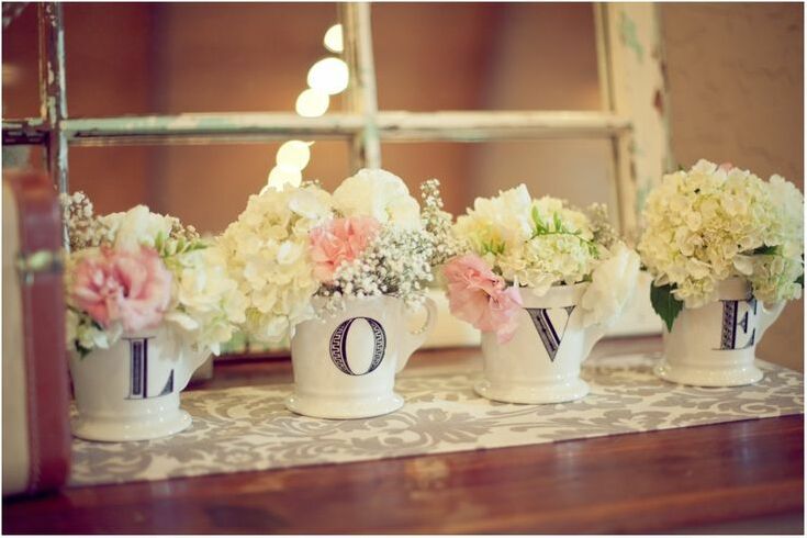 pink, bridal shower, flower and shabby chic