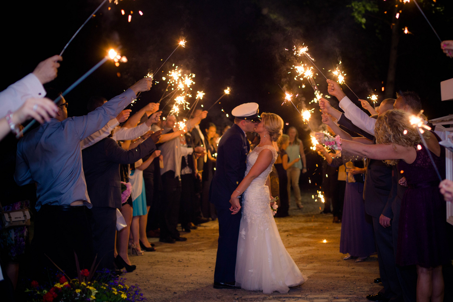 wedding inspiration, sparkler, wedding ideas and bride