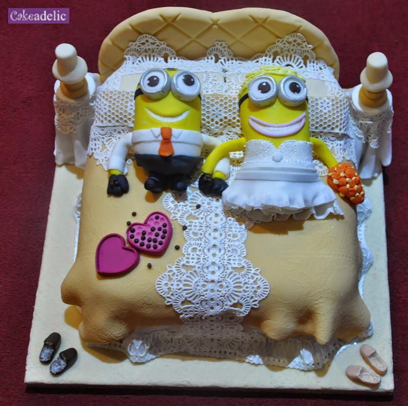 minions wedding cake