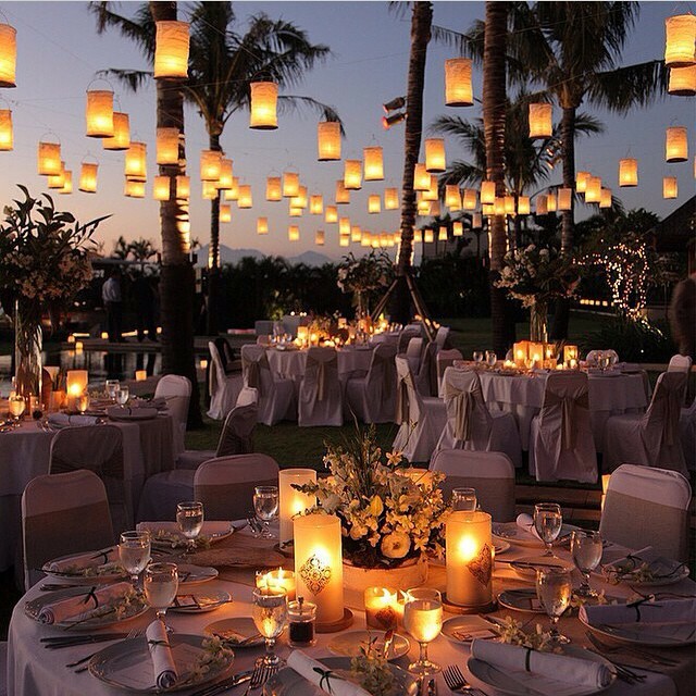 dinner, lights, night and beautiful