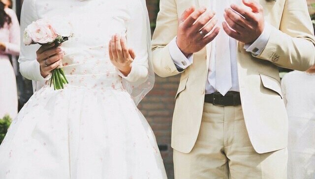 islamic wedding, hub and love