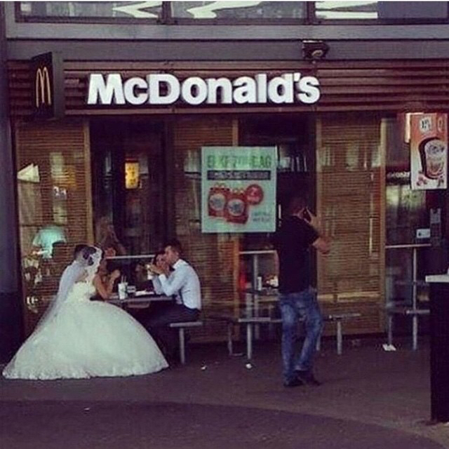 McDonald's, marriage and love