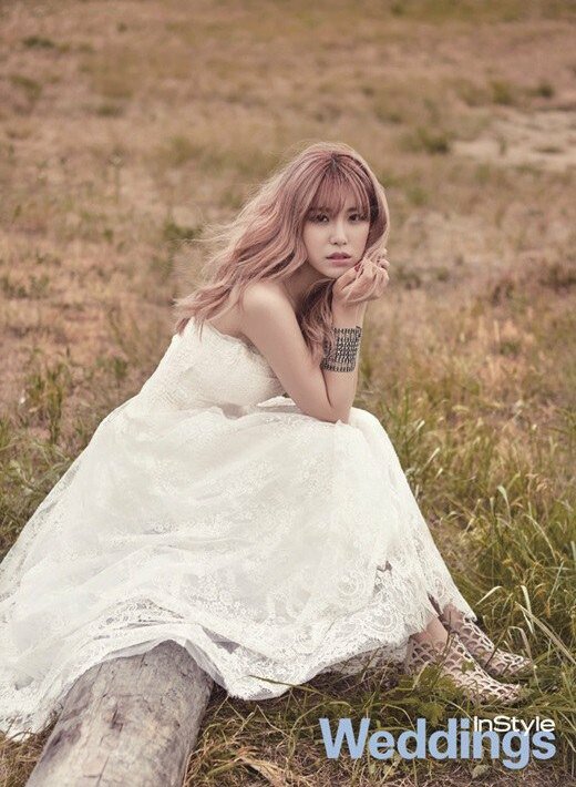 hyosung, secret and wedding dress
