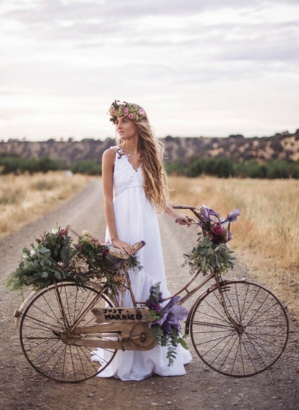 sweet, bike, flowers and sweetness