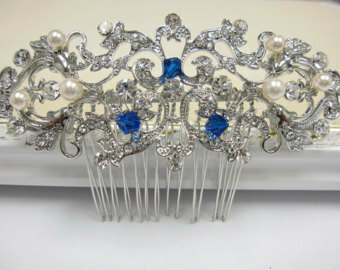 headpiece, comb and pretty