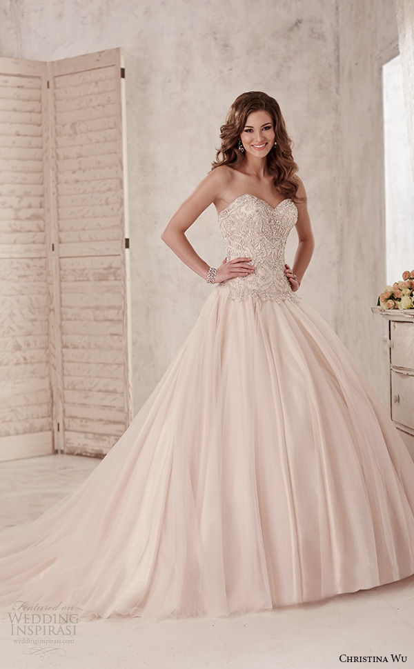 wedding dress and christina wu