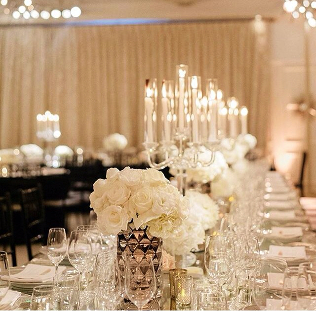 wedding reception, flowers, reception and glamorous