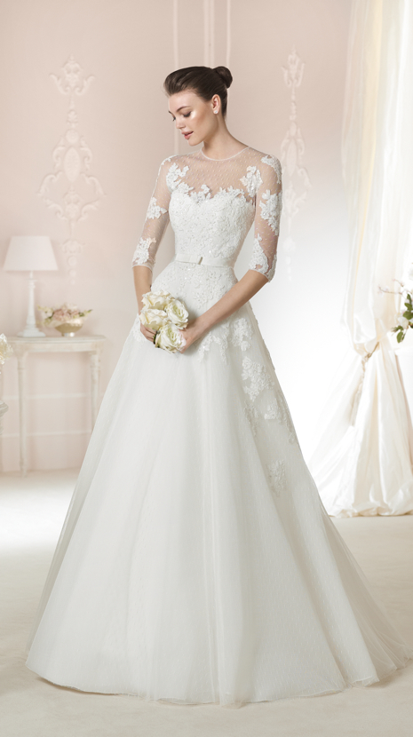 white one dagnir and 2015 wedding dress