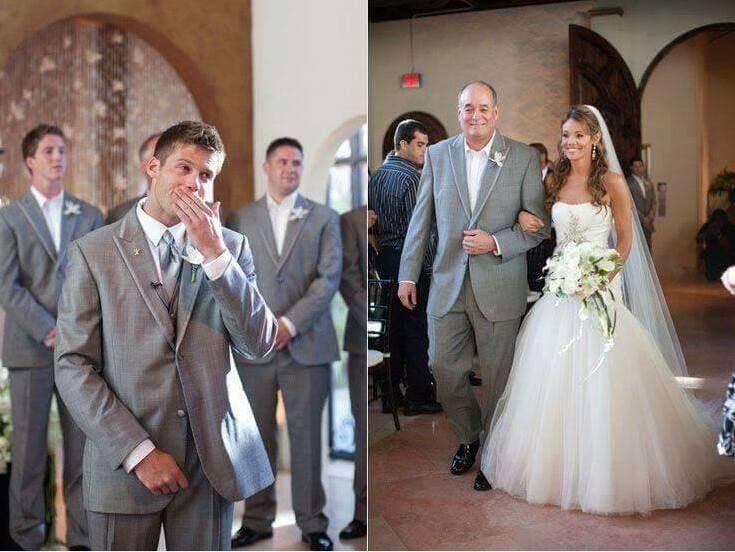 romantic, cry, groom and decor