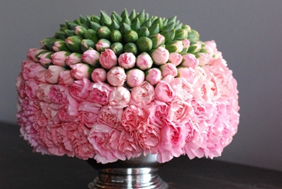 green, boquet and pastel
