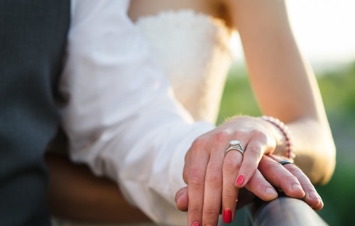 love, wedding ring and couple