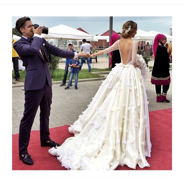white dress, women, marry and groom