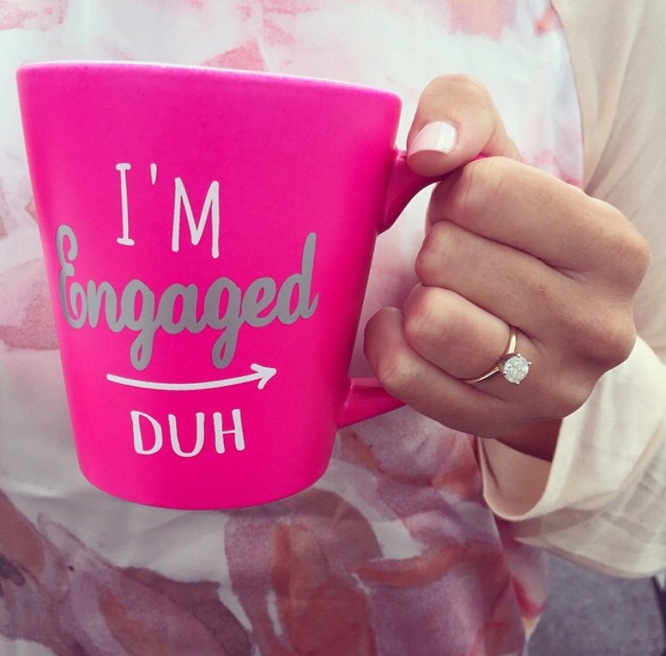 ring, mug, engaged and cup