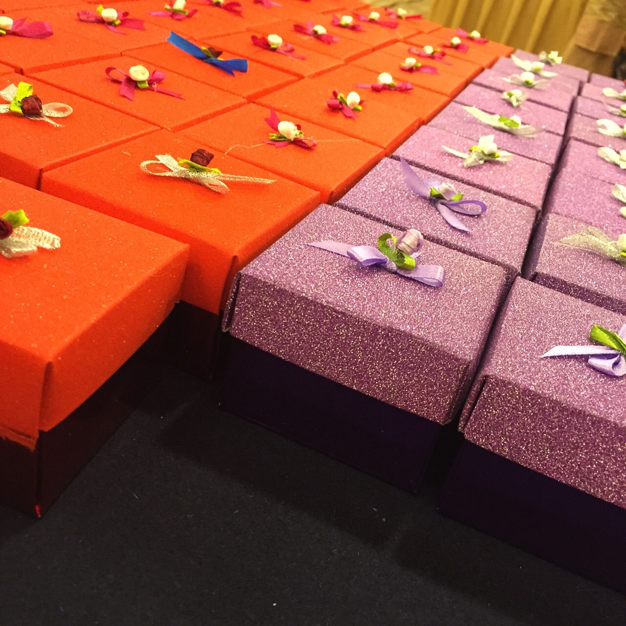 box and weddings