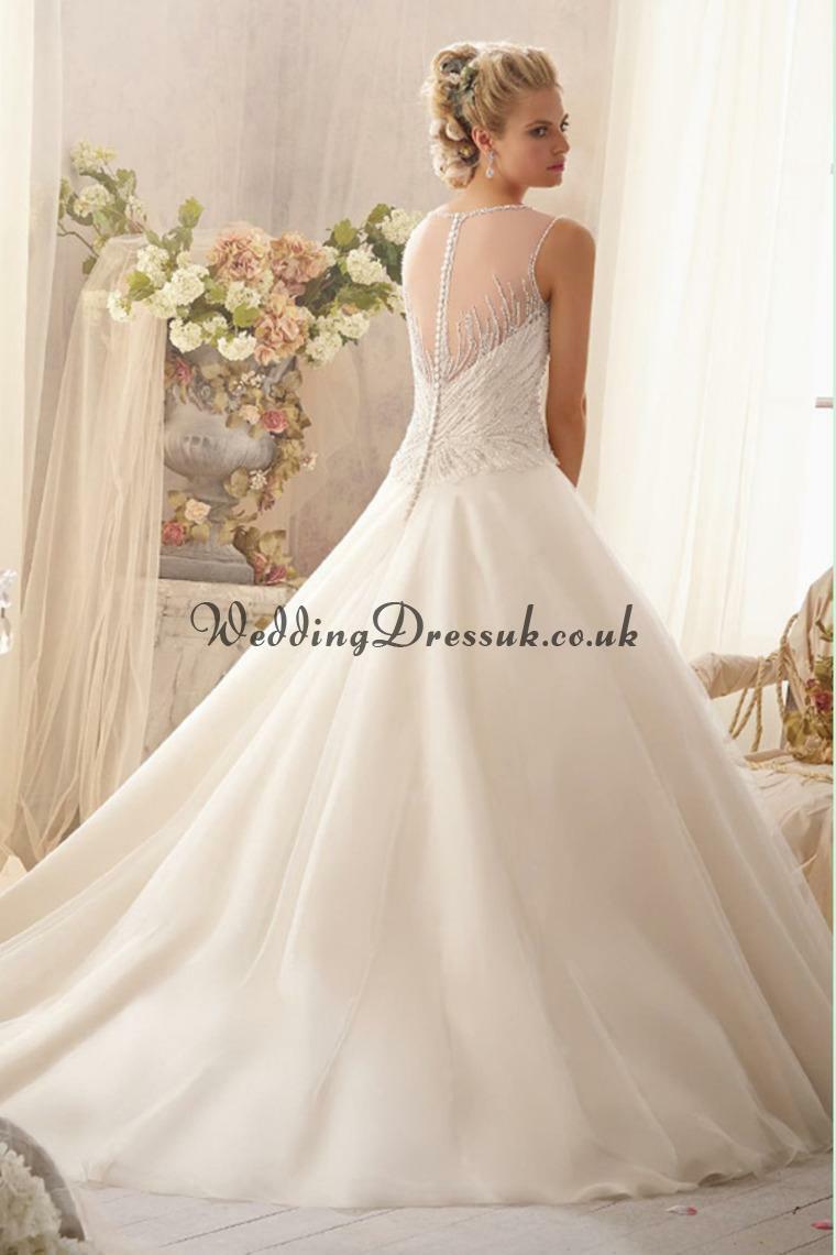 fashion dress, beading dress, sleeveless dress and wedding dress