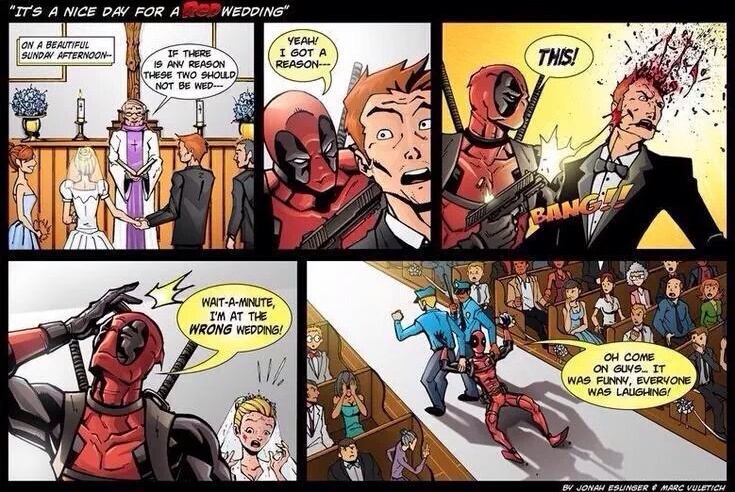 deadpool, Marvel, red wedding and ryan reynolds