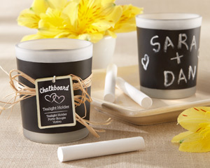 chalk, chalkboard and candle holder