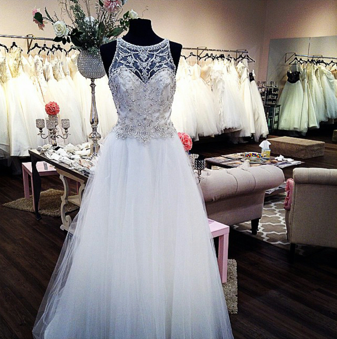 wedding dress, sparkle, bride and mori lee