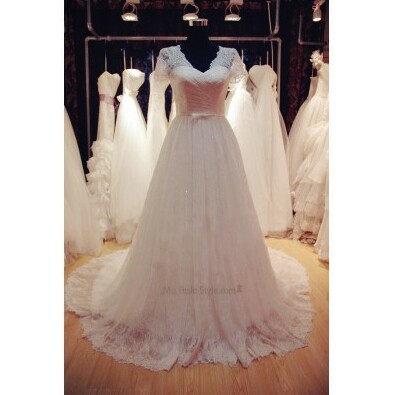 lace wedding dress, lace bridal gown and lace bridal dress