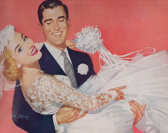 bride, vintage, pin-up and woman