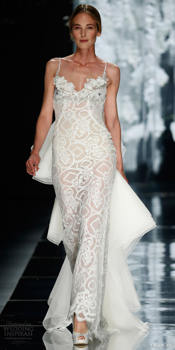 bridal, yolancris 2015, model and gown