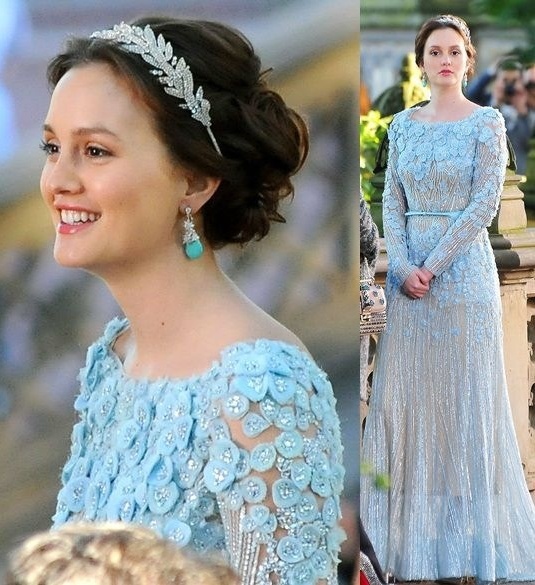 tiara, dress, waldorf and saab