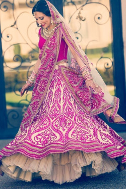lehenga, dulhan and indian bride